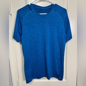 Lululemon Mens Metal Vent Short Sleeve - Blue